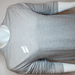 HURLEY LONG SLEVES PERFORMANCE SHIRT, SIZE LARGE (L), GREY COLOR